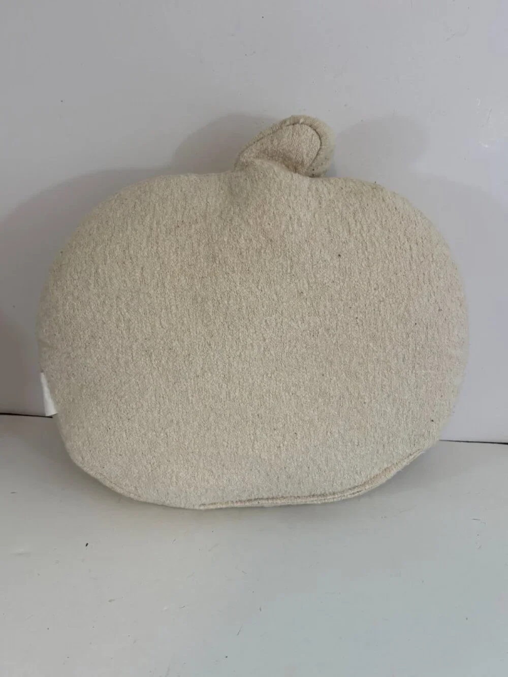 Lillian August Embroidered Beaded Floral Pumpkin Throw Pillow Fall Harvest Decor